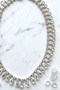 Damla Su Yolu Choker Necklace with Stone Pendant Special Day Necklace - 2