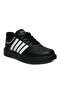 2079-26 Volume Leather Anatomical Men Sneakers Black White Black