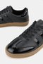 Women's Black Patent Leather Genuine Natural Leather Leather -41 Size Lace-Up Snea Sneakers Kkabi - 3