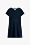 Navy Blue Girl's Essential Punto Skateboarder Suit - 2
