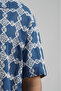 Trend Biz Regular Fit Embroidery Patterned Lattice Fabric Men's Shirt - 5