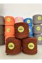 Tile Braided Combed Cotton Yarn Bag g Yarn - (600-650Gr) 1 Piece