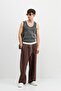 Baggy Fit Sweatpants Brown - 4