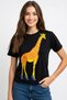 Fashion Hunter Giraffe – Heeled Design T-Shirt / Tank Top (Optional) - 2