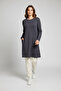 Women's C Pocketed Cycling Collar Tunic with Cuffs on the Sleeves - 2