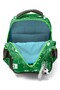 كيدز جرين فوتبول منقوش ثلاثي الأقسام للمدرسة حقيبة ظهر 33247 - 3