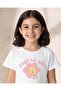 Girls White Embellished T-Shirt - 4