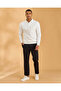 Men Black Knitted Chino Trouser - 8