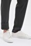 Men's Anthracite Zipper Pocket Elastic Waist Diving Fabric Straight Leg Comfortable Cotton Jogger Sweatpants - 6