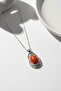 Red Jasper Stone Necklace - 3