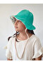 Double Sided Tied Linen Look Baby Bucket Hat - 3