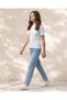 Girls Blue Floral Print Top - 2