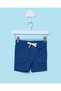 Infant Boys Red and Navy 2 Piece Shirt and Shorts Set - 3