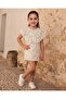 Girls Printed Lace Dress - 5