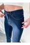 Yorgi Girl's Navy Blue Lycra Stretchy Skinny Jeans - 3