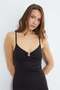 Crisscross Straps Covered Midi Length Dress - 4