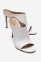 White Skin Women's Open Toe Red Sole Stiletto Heel U t Slipper Melody - 2