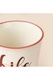 Kitchen Life Ceramic Mug - White / Brown - 400 ml - 5