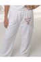 Senior Girls White Wide Leg Pants - 4