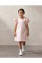 Girls Pale Pink 3D Bow Dress
