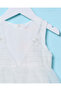 Infant Girls White Layered Tulle Dress - 2