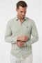Green Slim Fit Striped 100% Cotton Men's Shirt – Breathable Stylish Casual Shirt 2602626 - 2