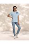 Women Blue Embellished T-Shirt - 2