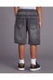 Boys Mid Grey Wash Soft Knit Denim Shorts - 3