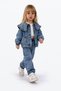 Girls' Clothing Holiday Denim Suit 3 Pieces Including Bodysuit - 2