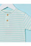 Infant Boys Mint Henley T-Shirt - 2