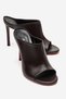 Brown Skin Women's Open Toe Red Sole Stiletto Heel U t Slipper Melody - 2