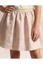 Senior Girls Pink Gold Jacquard A Line Skirt - 4