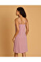 Women Mauve Strappy Polyamide Chemise - 3