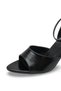 Leda Gioia Women's Thin Heeled Shoes 001265 Black Patent Leather - 2