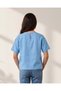 Senior Girls Pale Blue Floral Detail Top - 3