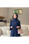 Non-Slip Jazz Shawl-Navy Blue - 3