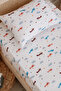 Mother's Side Crib Fitted Sheet Set (55X95 cm) - Airplanes - 7