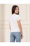 Senior Girls White Crochet Floral Top - 3