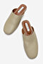 Genuine Leather Joyce Women's Avocado Sabo Slipper - 3