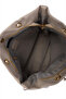 Women's Faux Leather Beige Shoulder Bag - 3