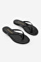Women's Thin Strap Flip Flop Y Round Toe Daily t Slipper Navisa Black - 5
