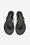 Women's Thin Strap Flip Flop Y Round Toe Daily t Slipper Navisa Black - 7