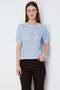 Zero Neckline Mesh Blouse