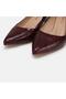 Large Size Stiletto 41-42-43-44 Burgundy Leather - 6