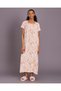 Senior Girls Pink and Blue Floral Nightgown