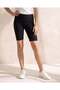 Senior Girls Black And Beige 2 Piece Cycling Shorts