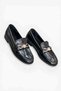 Women's Loafers Orthopedic Sole Gold Buckle Detail - 4
