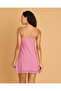 Women Pink Strappy Chemise - 3