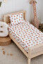 Single , Children's Fitted Sheet Set, 100% Cotton Satin - Teddy