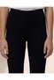 Senior Girls Black Rib Leggings - 4